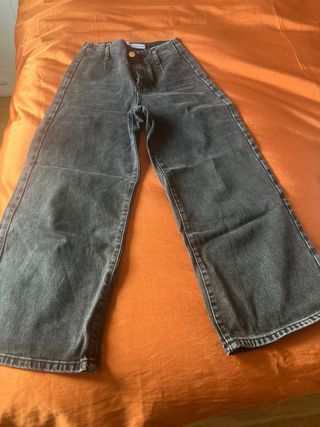 Pantalón vaquero Zara negro mujer T.34