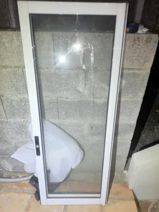 Ventana corredera aluminio blanco