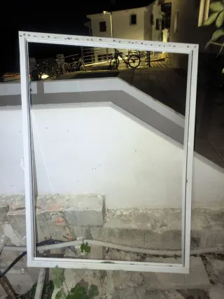 Ventana corredera aluminio blanco