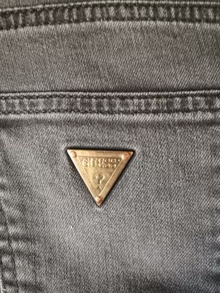 Guess Pantaloni Donna neri Zip Caviglia