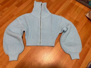 Jersey Zara cuello alto cremallera talla S