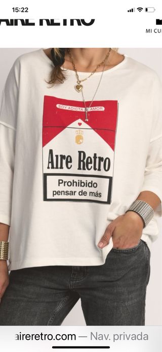 Sudadera Aire Retro Talla Única