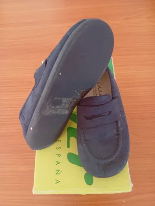 Mocasines azules para niño/niña