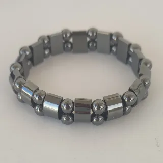 Pulsera de Hematite. Mineral natural. Protecciòn