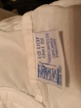 Cancán blanco. Usado 2 veces