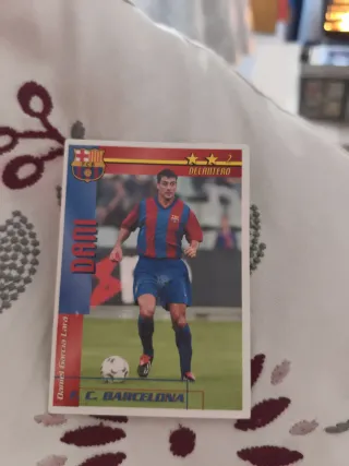 Cromo Fútbol Dani García Lara Barça
