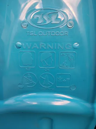 Trineo azul poco uso