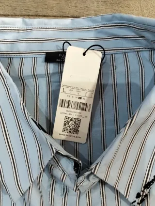 Camisa Parfois Rayas y Corazones