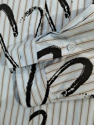 Camisa Parfois Rayas y Corazones