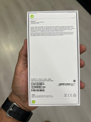 iPhone 13 Green 128GB - batteria ricondizionata al 100%