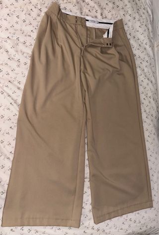 Pantalones Stradivarius Beige