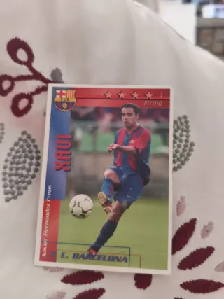 Cromo Xavi FC Barcelona