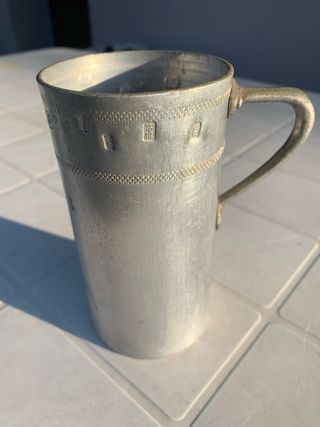 Misurino Mezzo Litro Alluminio Vintage