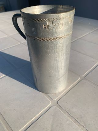 Misurino Mezzo Litro Alluminio Vintage