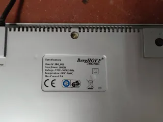 Placa de inducción portátil BergHOFF