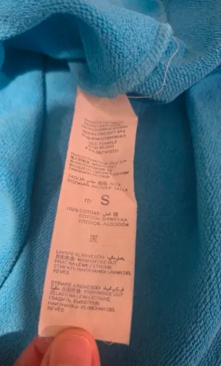 Felpa Comme des Fuckdown Grafica Blu