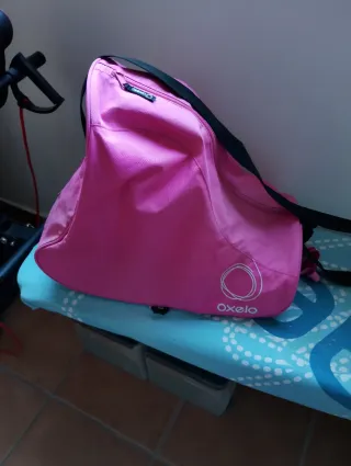 Pattini a rotelle rosa numero 39