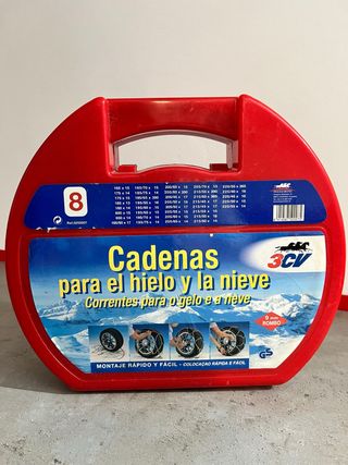 Cadenas Nieve 3CV Talla 8 Nuevas