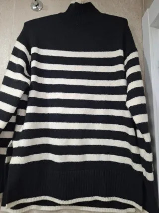 Jersey H&M cuello vuelto rayas