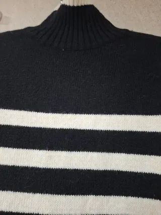 Jersey H&M cuello vuelto rayas