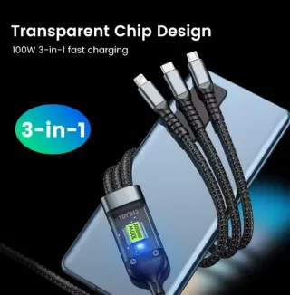 Cavo di ricarica 100W multiplo