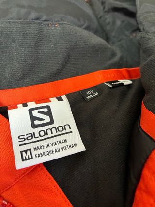 Pantalones de esquí Salomon naranjas