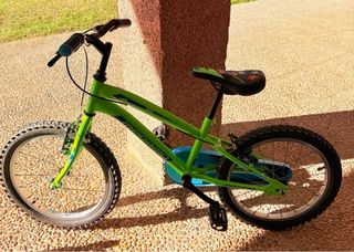 Bicicleta Megamo Kid 18 Verde y Azul