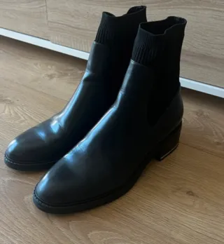 Botines Zara Talla 40 Negros