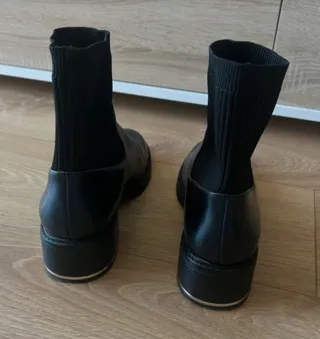 Botines Zara Talla 40 Negros
