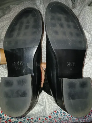 Botines Zara Talla 40 Negros