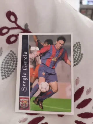 Cromo Sergio García FC Barcelona