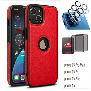 Cover iPhone + Protezione Schermo + Lente Fotocamera