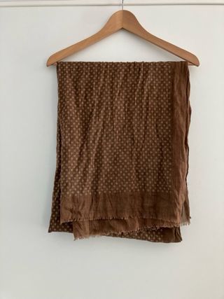 Sciarpa fantasia beige e marrone