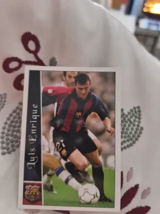 Cromo Luis Enrique FC Barcelona