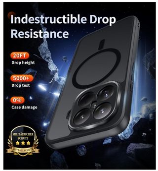 Custodia magnetica per Xiaomi 15T Pro + 2 proteggi schermo