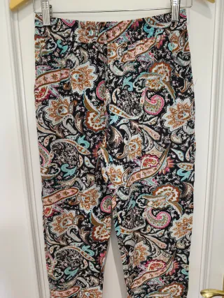 Pantalón estampado mujer
