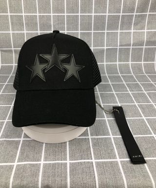 Gorra Amiri Negra Estrellas