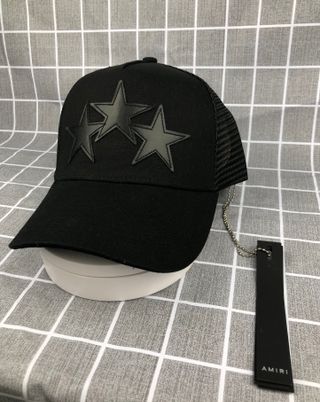 Gorra Amiri Negra Estrellas