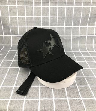 Gorra Amiri Negra Estrellas