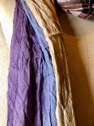 Lote de bufandas/foulards cuadros