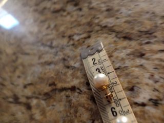 Pendientes Perla Natural Cultivada Grande