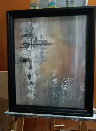 2 Quadri Astratti con Cornice