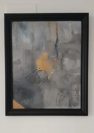 2 Quadri Astratti con Cornice