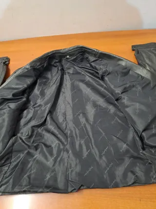 Chaqueta Cuero Vintage Yves Saint Laurent Mujer