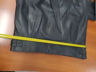 Chaqueta Cuero Vintage Yves Saint Laurent Mujer