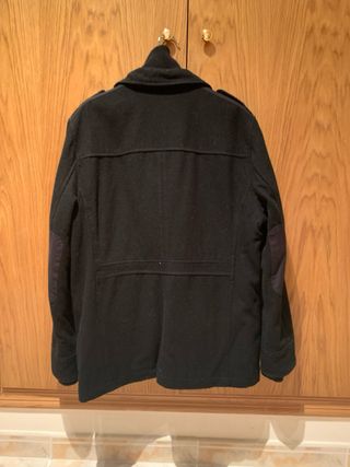 Abrigo negra doble botonadura