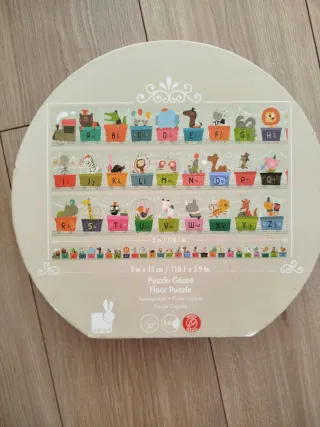 Puzzle Abecedario Tren Animales Janod