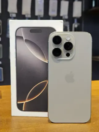 IPHONE 16 PRO 256GB TITANIUM NATURAL 100% BATERÍA