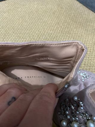 Botas Zara com Pérolas e Cristais