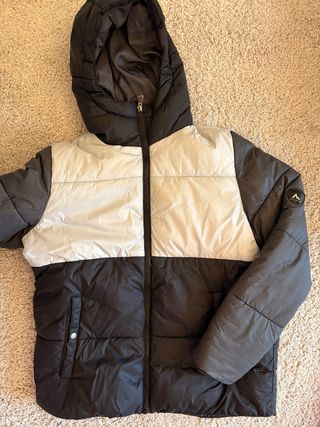 Chaqueta niño negra y gris